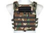 Kamizelka typu Plate Carrier z panelem szturmowym - Woodland